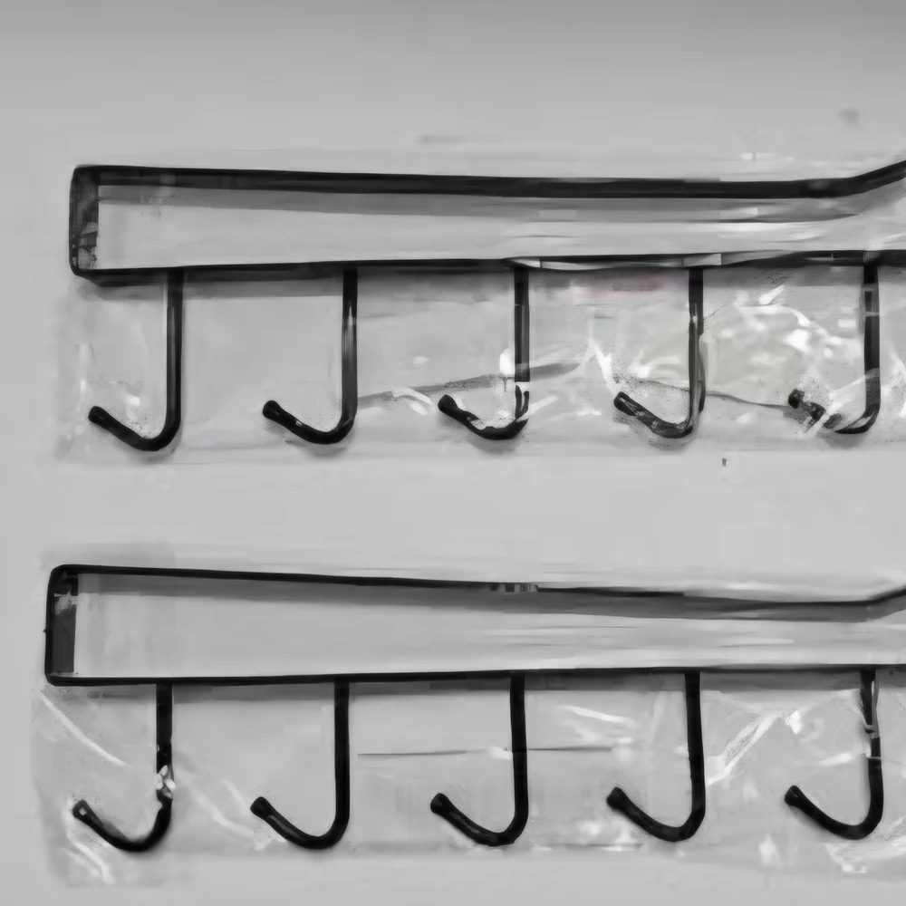 Set Of 2 Black Organizing Hooks